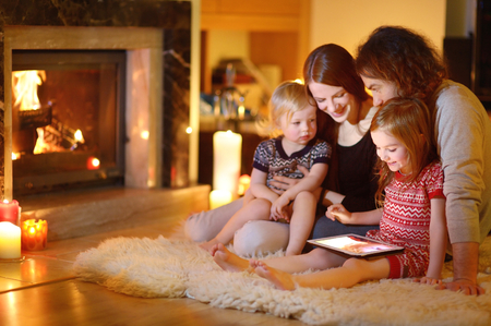 A cosy, secure home in winter